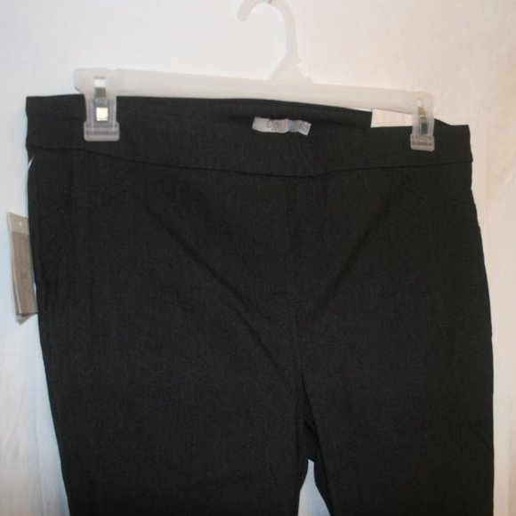 Dalia, Black with White Flec, Stretch Pants - Picture 2 of 4